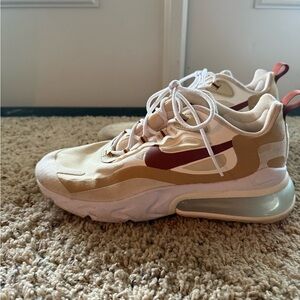 Nike air max 270 react Equestria-tan,burgundy,cream